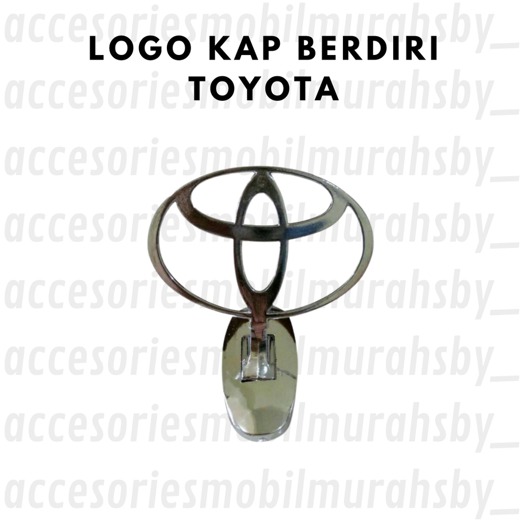 Emblem/ Logo Kap Mesin berdiri Toyota Honda Daihatsu