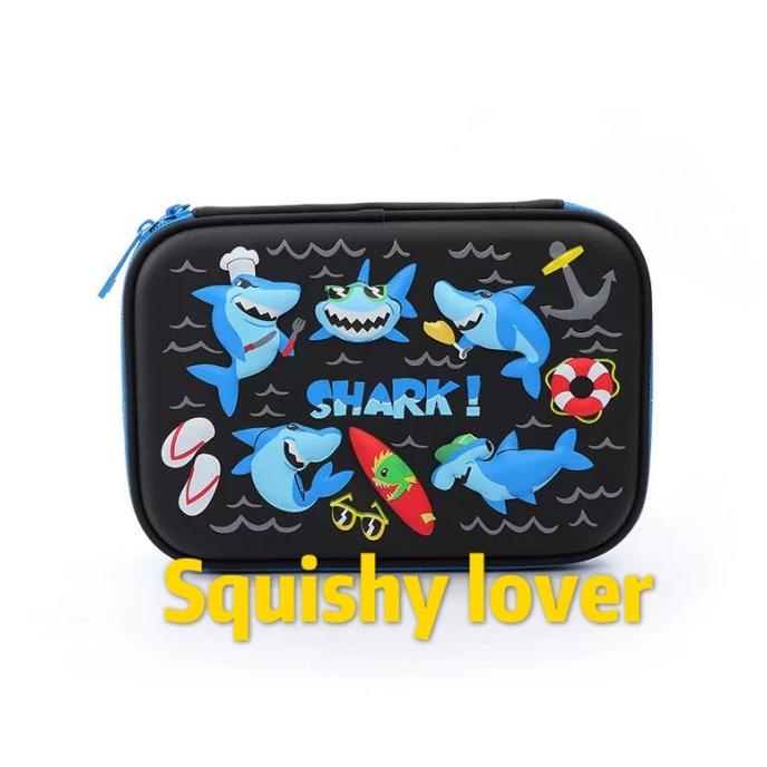 

COD Kotak pensil smiggle/smiggle hard top pencil case organizer/ shark PROMOKode 5151