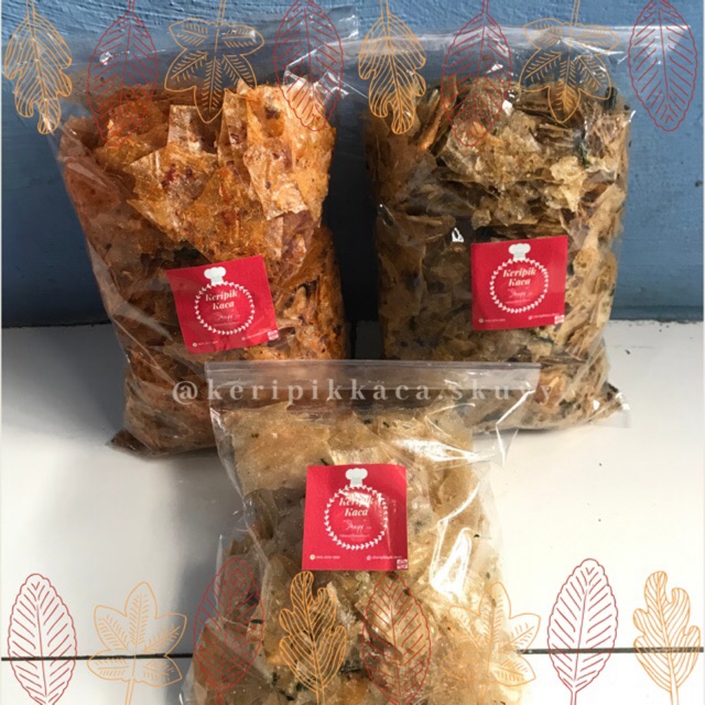 

Keripik Kaca Gurih Renyah ( Kemasan Besar )