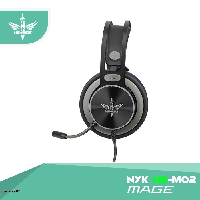 NYK Nemesis Mage HS-M02 Mobile Gaming Headphone Garansi Resmi - Hitam