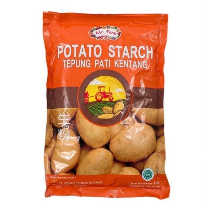 

Tepung kentang / Potato starch / tepung pati kentang Mr food 150gr