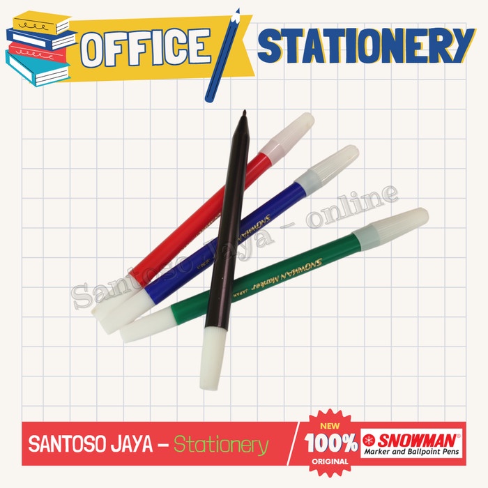 

Spidol SNOWMAN Kecil ECER - SNOWMAN Marker Satuan