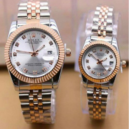 JAM TANGAN COUPLE ROLEX ELEGAN