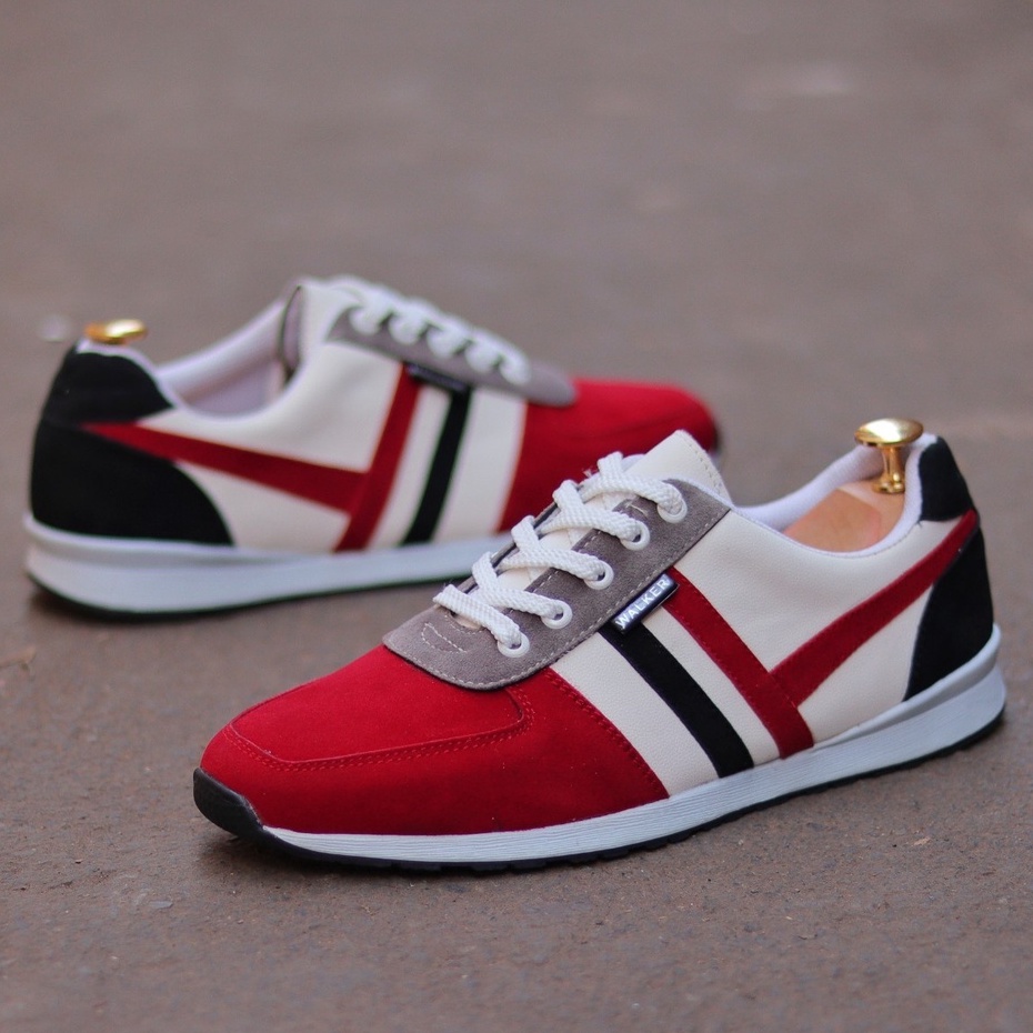 WILLIAM|Sepatu Sneakers Casual Kasual Jalan Polos Ori Pria Cowo Footwear