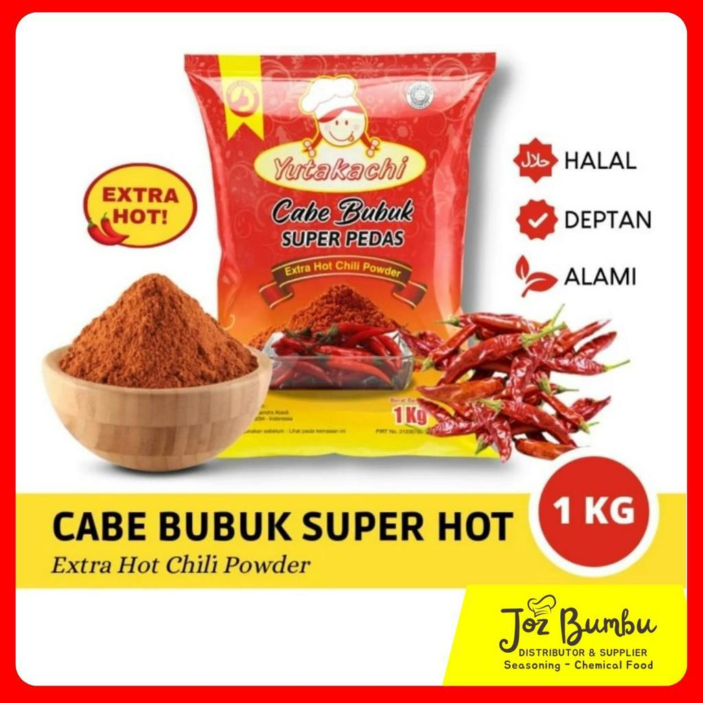 

Cabe Bubuk Super Pedas 1Kg Yutakachi / Chili Powder Extra Hot 1 kg / Gochugaru