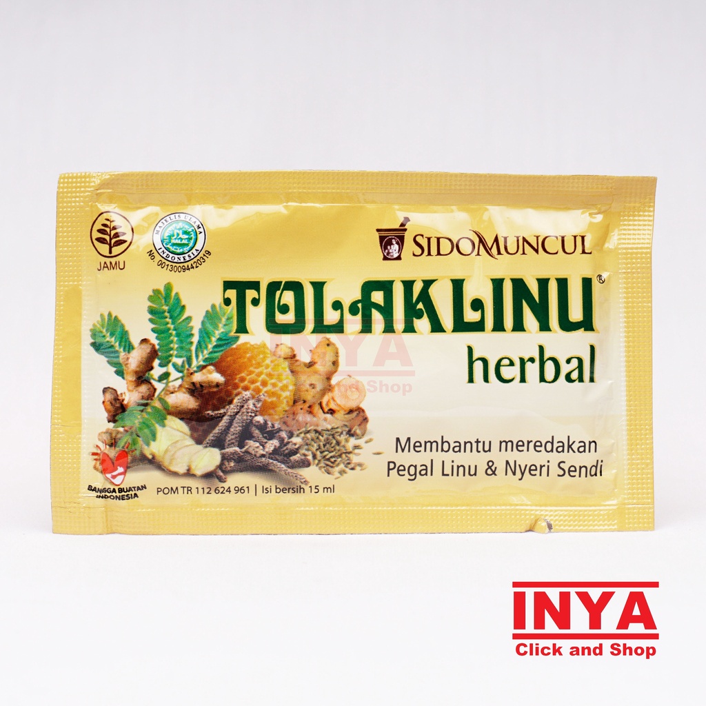 Jual Tolak Linu Herbal Sido Muncul 15ml Sachet Jamu Shopee Indonesia