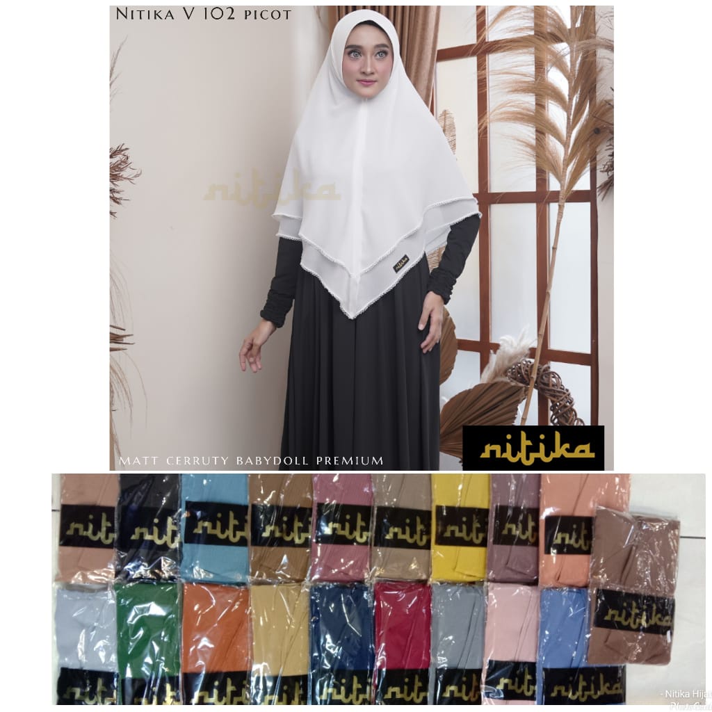Khimar Nitika V102 Picot