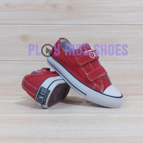 ONE KIDS - SEPATU ANAK LAKI LAKI | SEPATU ANAK PEREMPUAN | SEPATU ANAK USIA 5 6 7 8 TAHUN WARNA MERAH SIZE 31-35