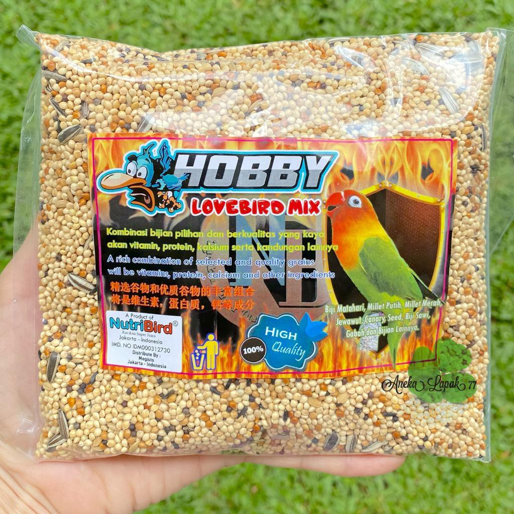 Pakan makanan burung 300 gr millet canary lovebird sahara grosir