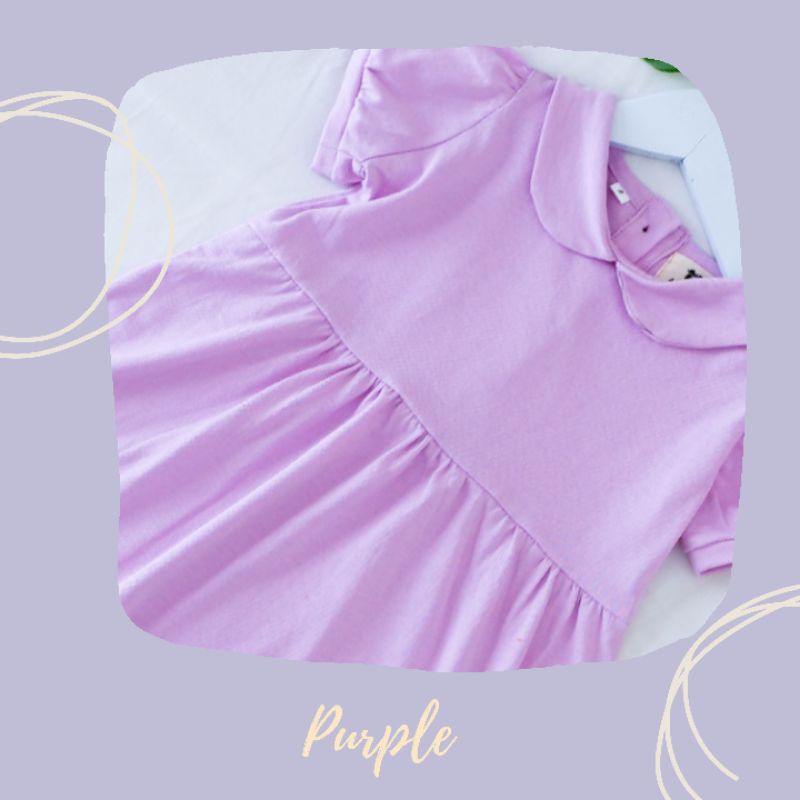 Sofia Dress - Puprle - Dress Anak