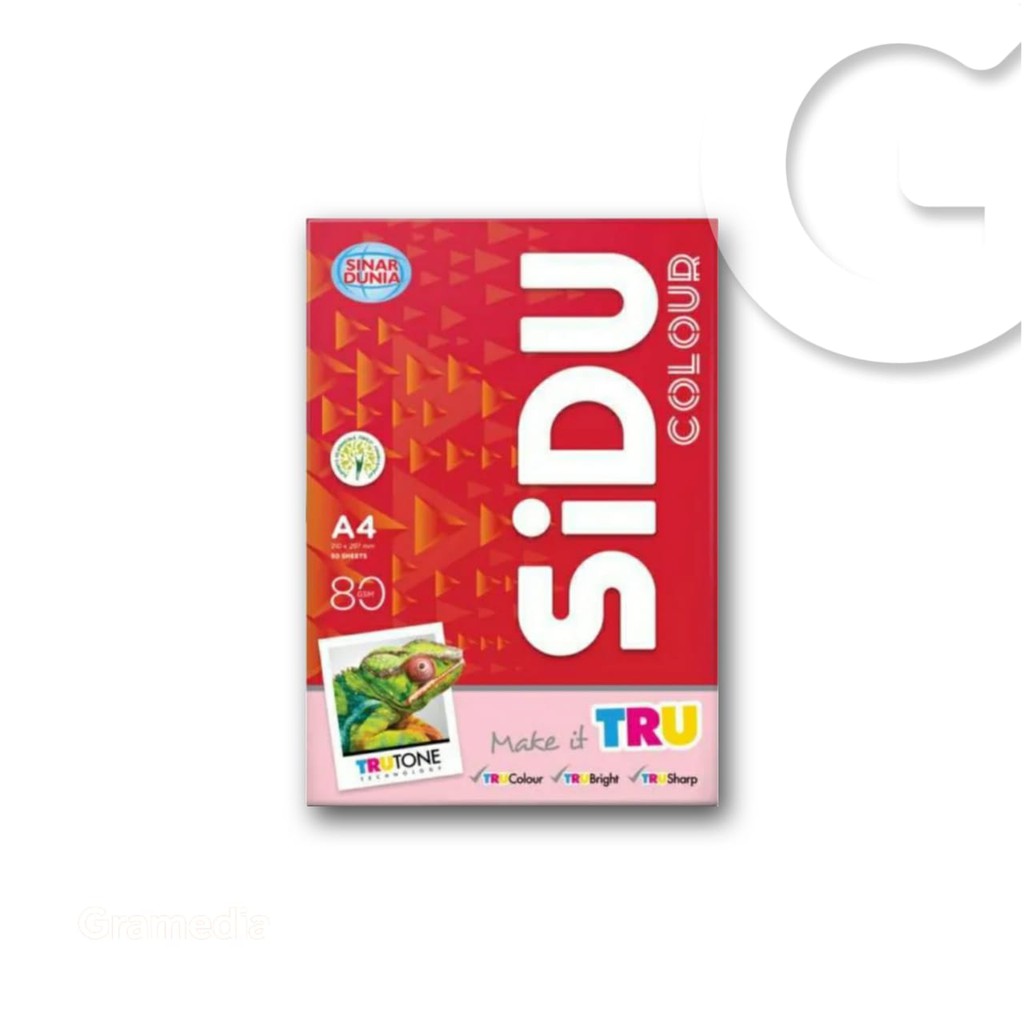 

Gramedia Gorontalo - SDU Colour A4 80 GR IT 350 Cyber Hp Red @50Sheet