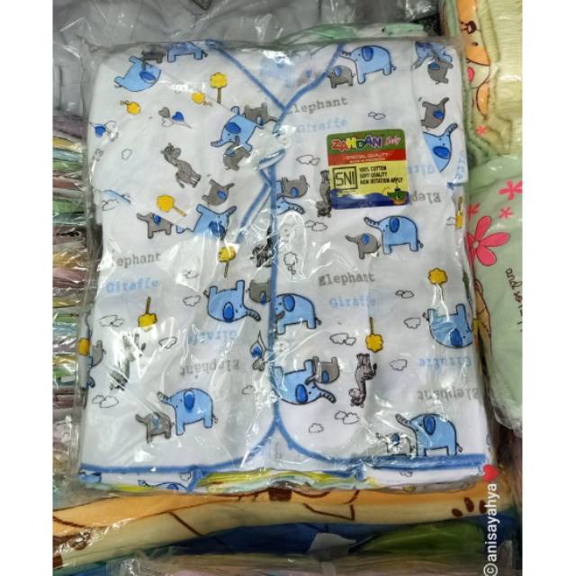 Baju bayi lengan panjang Zahdan baby 6pcs