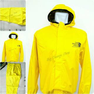 Jas Hujan Raincoat The North Face TNF Mantel Setelan murah