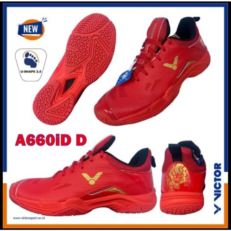 sepatu victor A660ID D original victor