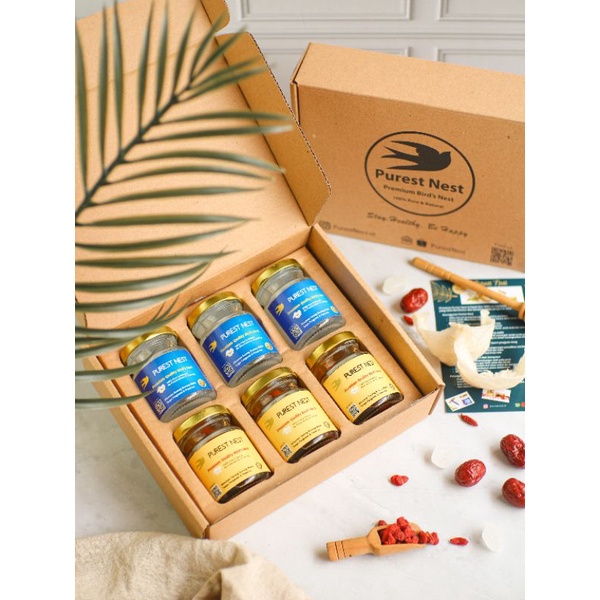 

Bird Nest Sarang Burung Walet Premium Purest Nest - 6 jar