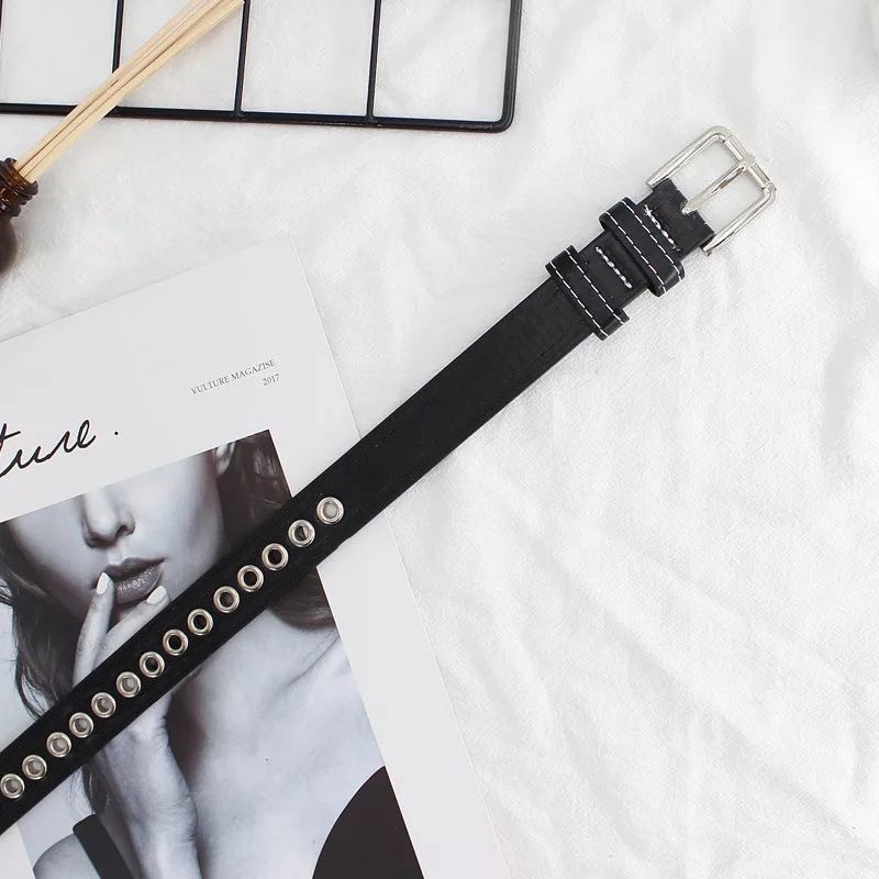 Ikat Pinggang Kulit Pu Lembut Casual Untuk Wanita/ Ikat Pinggang Casual Wanita PU Fashion Wanita