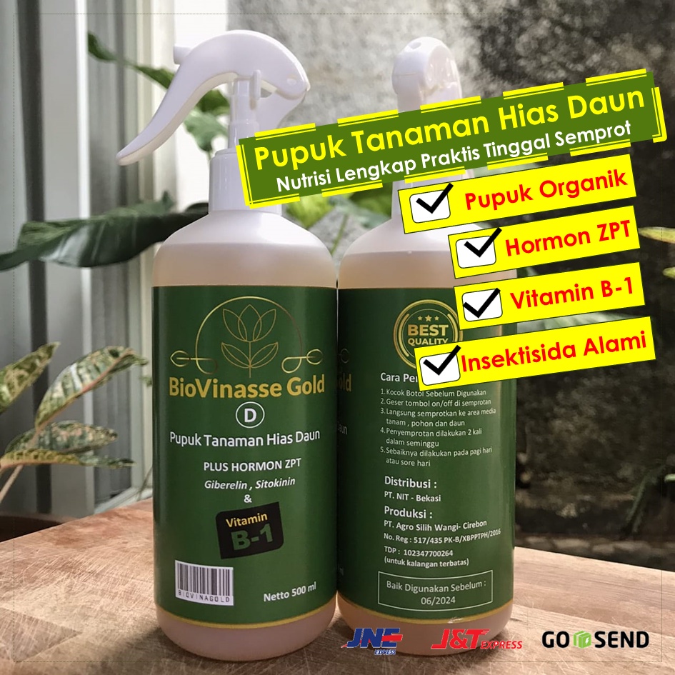 Pupuk Cair Probiotik Untuk Tanaman Hias Praktis Tinggal Semprot Tanaman Subur Daun Cerah Mengkilap