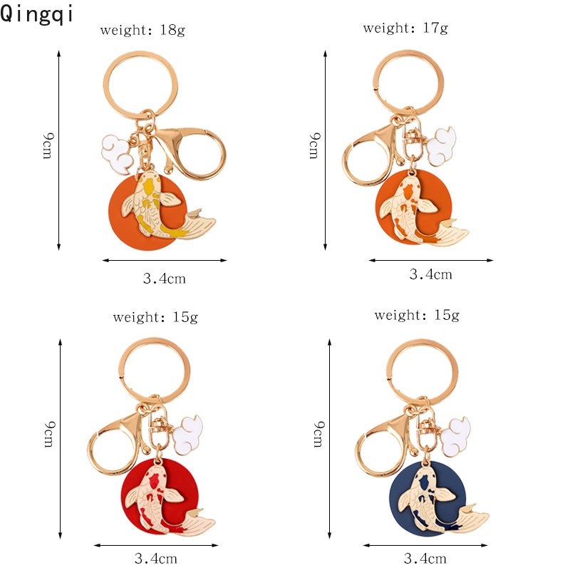 Gantungan Kunci Bentuk Ikan Koi Lucu