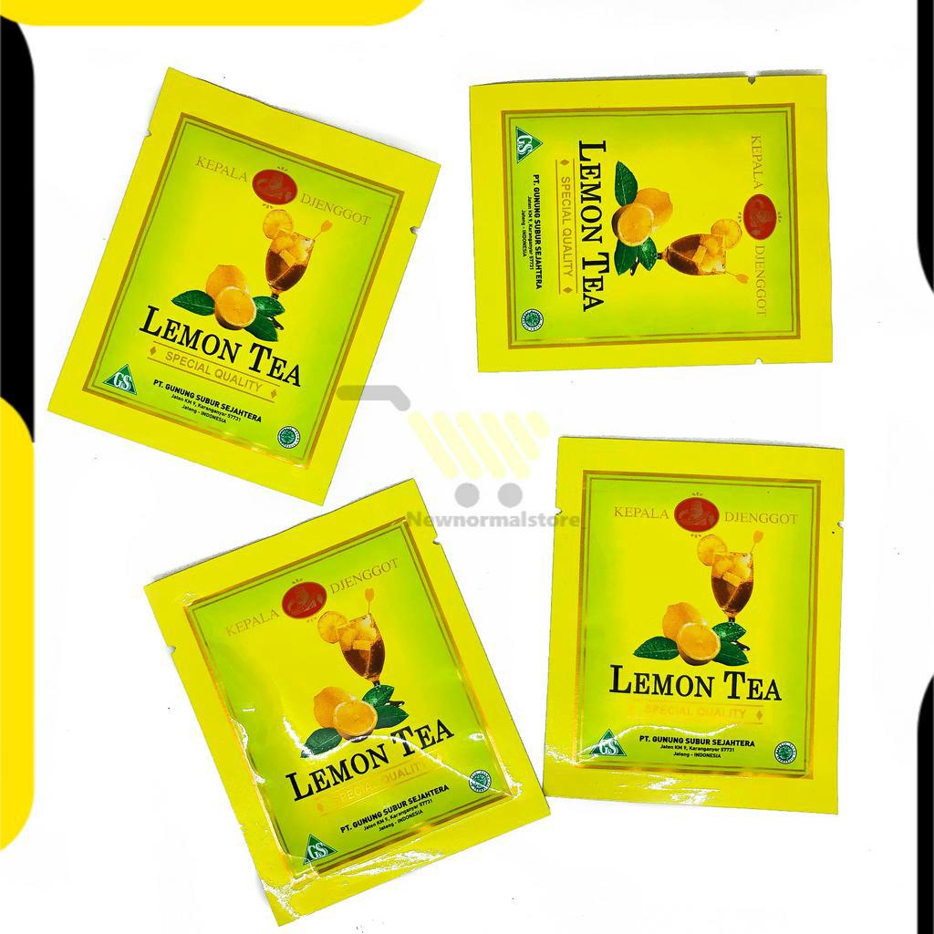 TEH LEMON CAP KEPALA DJENGGOT KEMASAN TEABAGS KANTONG / LEMON TEA HERBAL PRAKTIS