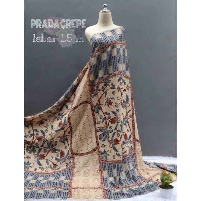 Bahan kain PRADA CREPE Kualitas Premium