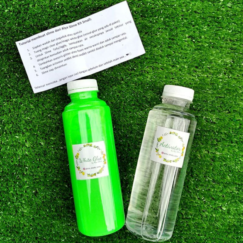 SLIME KIT PUDDING/BAHAN SLIME/SLIME KIT TOFU/DIY SLIME/ACTIVATOR/SLIME MURAH/PUDDING HIJAU/SELEM/SLE