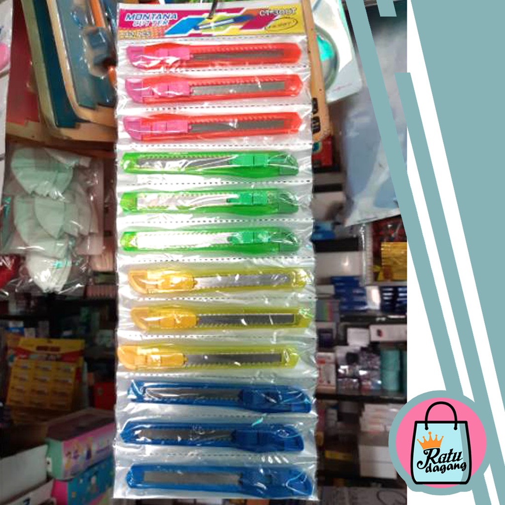 

1pack isi 12pcs CUTTER MONTANA