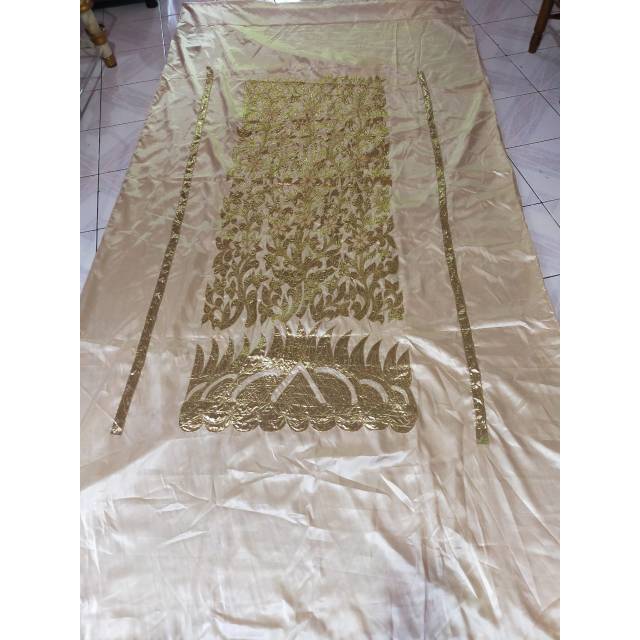 Tabir dekorasi dinding pelaminan adat minang melayu