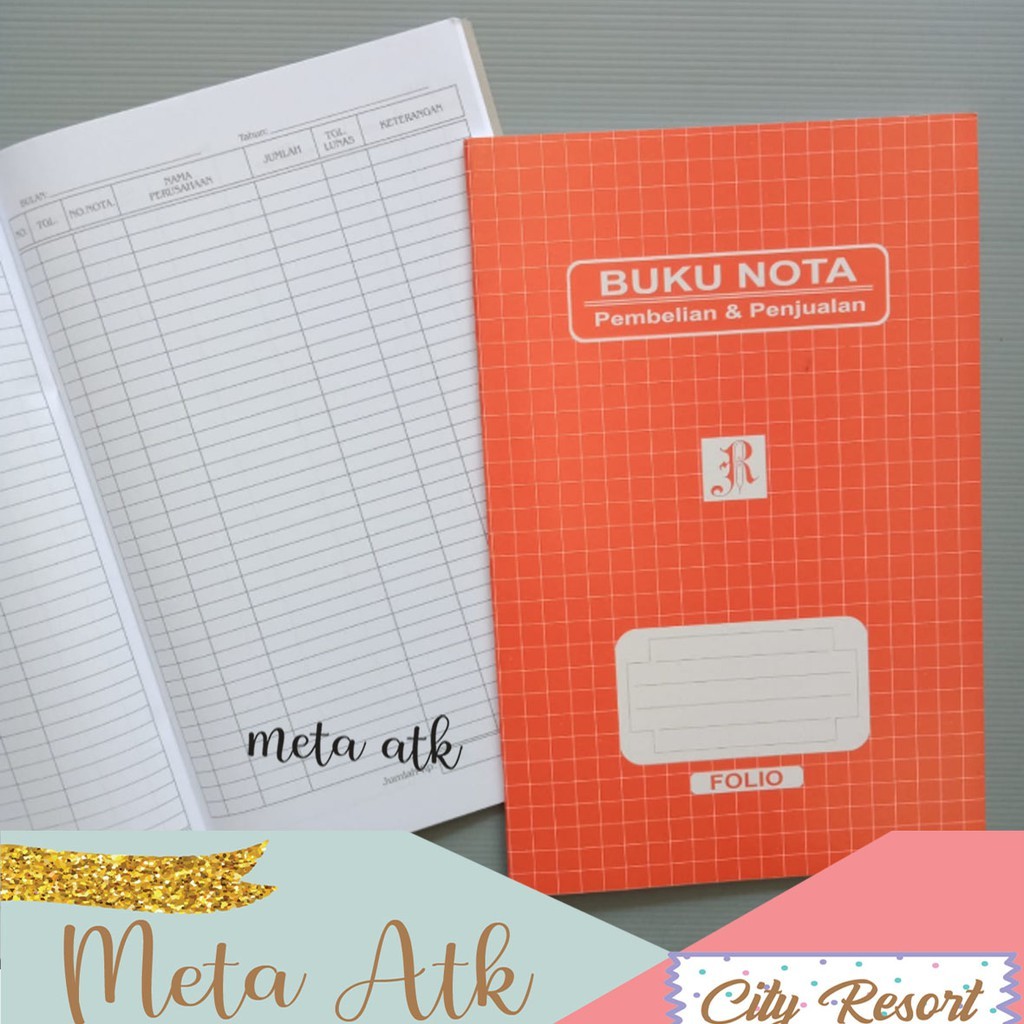 

Buku Nota Pembelian & Penjualan Folio