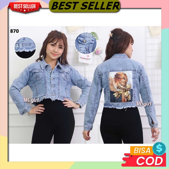 Binggo Combi Moka L Jaket Wanita Terbaru | Baju Atasan Wanita Kekinian | Jaket Button Wanita Two Ton