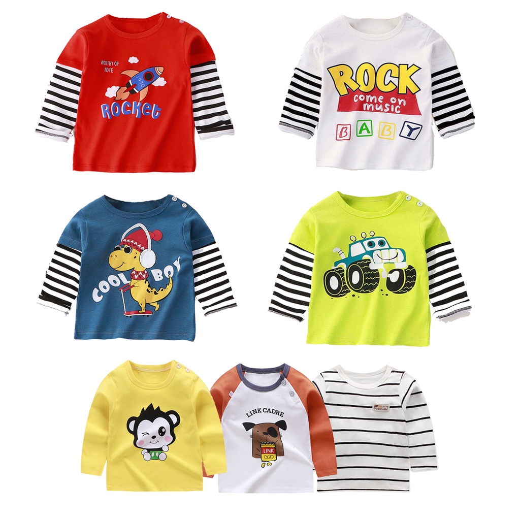 KAOS LENGAN PANJANG ANAK 1-4 THN