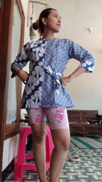 Atasan Batik Dolby Dolbi Dobby Doby Tenun Sutra Tulis Halus Katun Atbm Baron ,sarombit Atasan