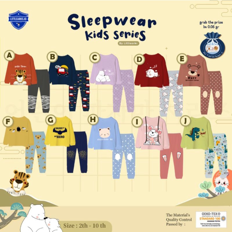 sleepwear little arks