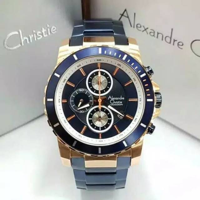 Jam tangan Pria Alexander Christie 6141 Ac 6141