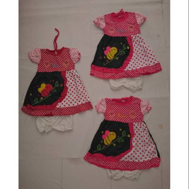 PROMO  Rok anak kaos kombinasi jeans