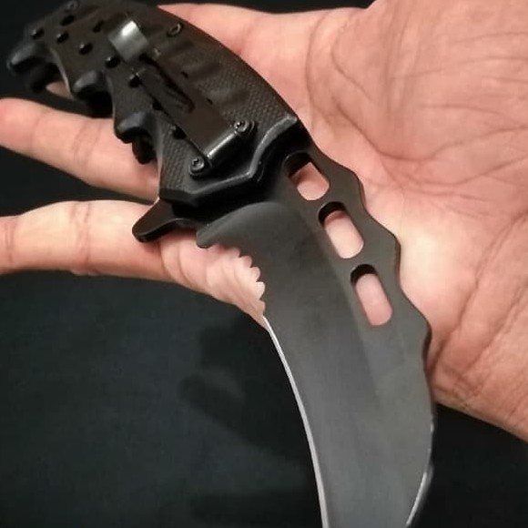 Pisau Lipat Survival Otomatis Scorpion