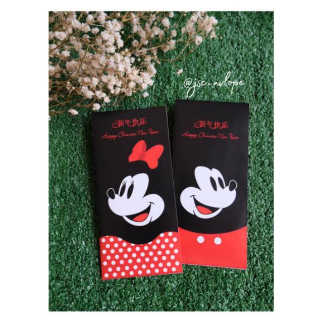 

Amplop angpao mickey / minnie imlek sincia. Chinese new year. MONEY ENVELOPE