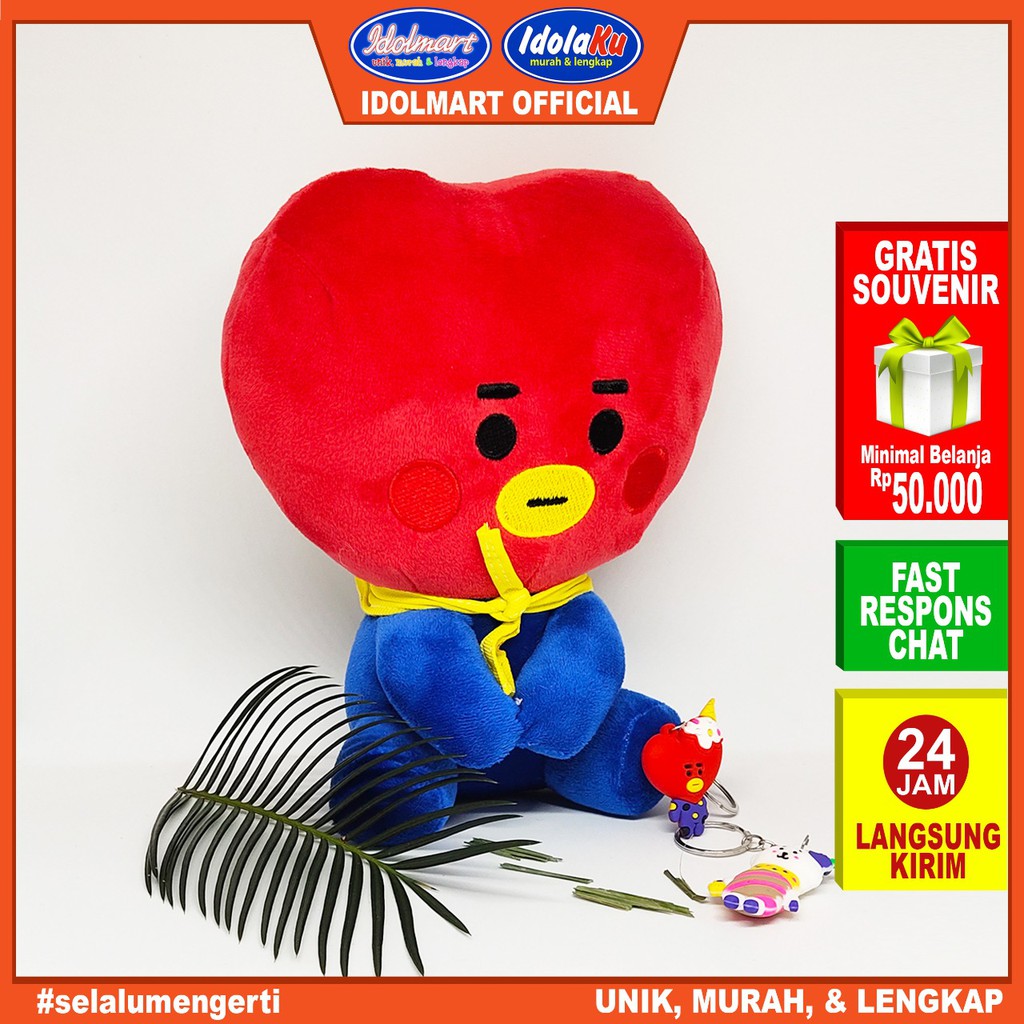 IDOLAKU  Boneka Unofficial Cooky Tata Chimmy - Boneka Karakter