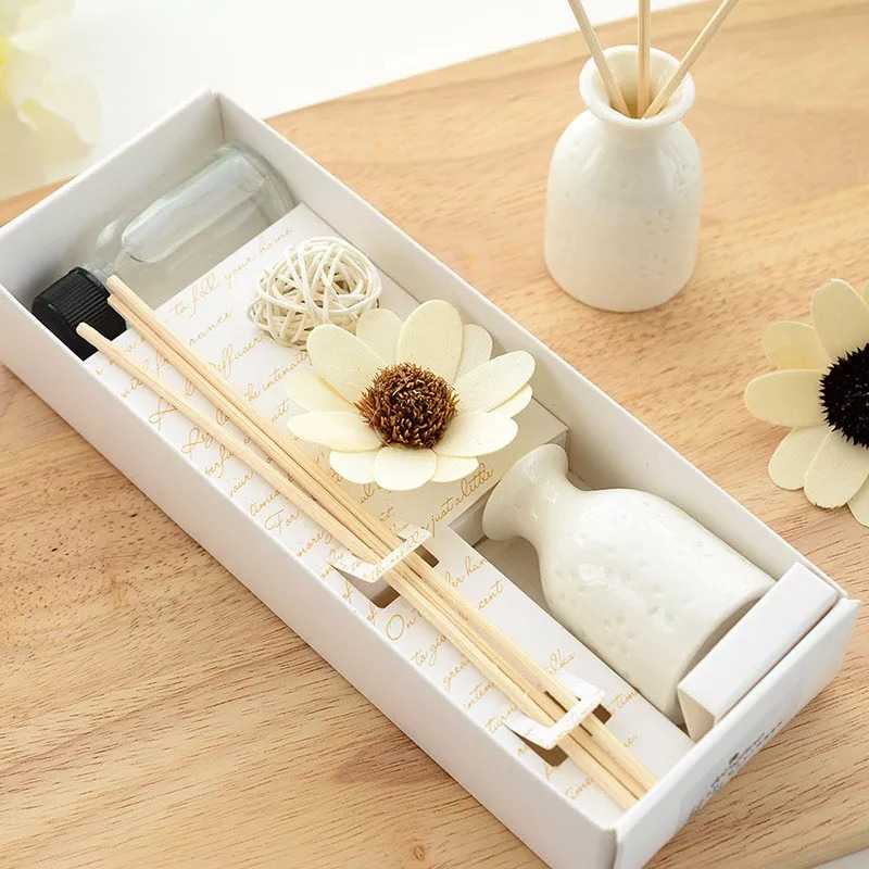 GS8pro Pengharum Parfum Ruang Parfum Ruangan Aroma Pewangi Minyak Parfum Diffuser Reed Rattan Sticks Blue Wind 50 ML Fireless Lavender Jasmine LAVEFIRE