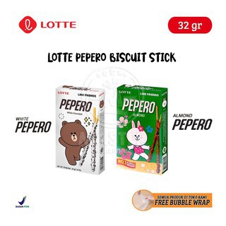 

Lotte Pepero Line Friends / Biscuit Stick Korea [32 gr] ENAK DAN BERKUALITAS