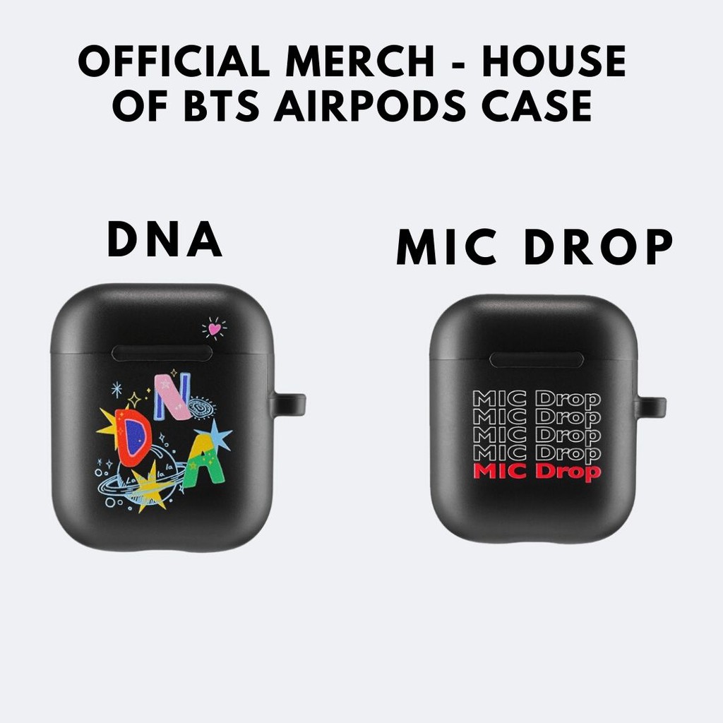 [READY STOCK] HOUSE OF BTS MERCH AIRPODS CASE - DNA, MIC DROP