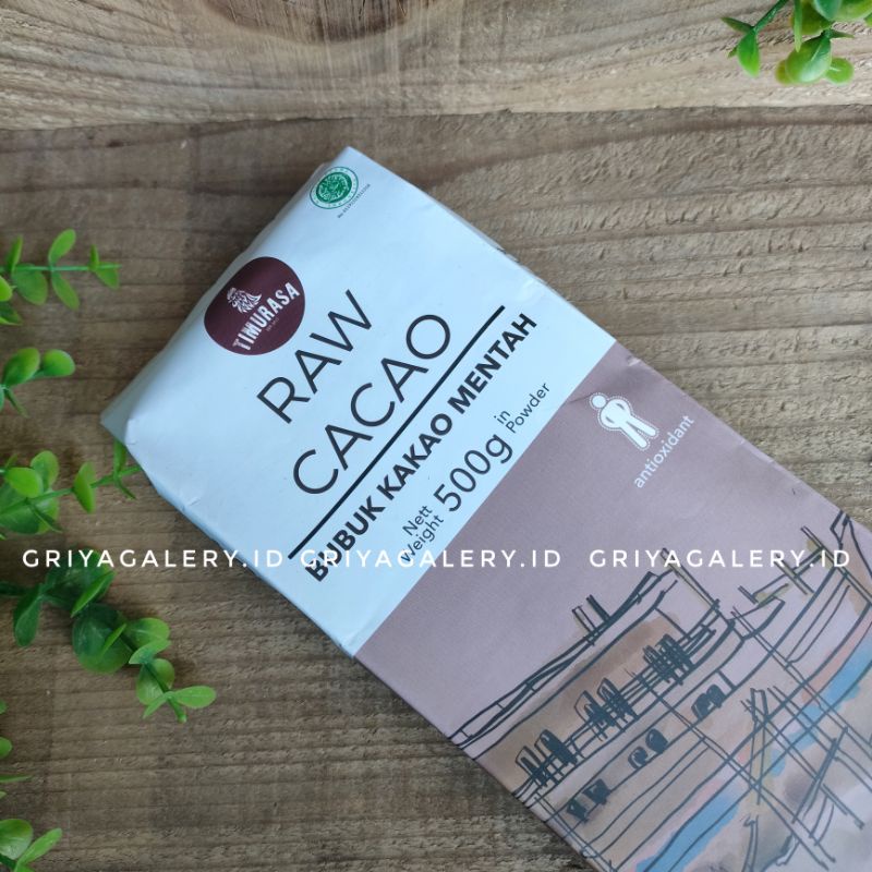 

Timurasa RAW Cacao Powder 500gr - Cokelat Bubuk - Kakao Organik | Bubuk Cokelat Mentah 500 gr