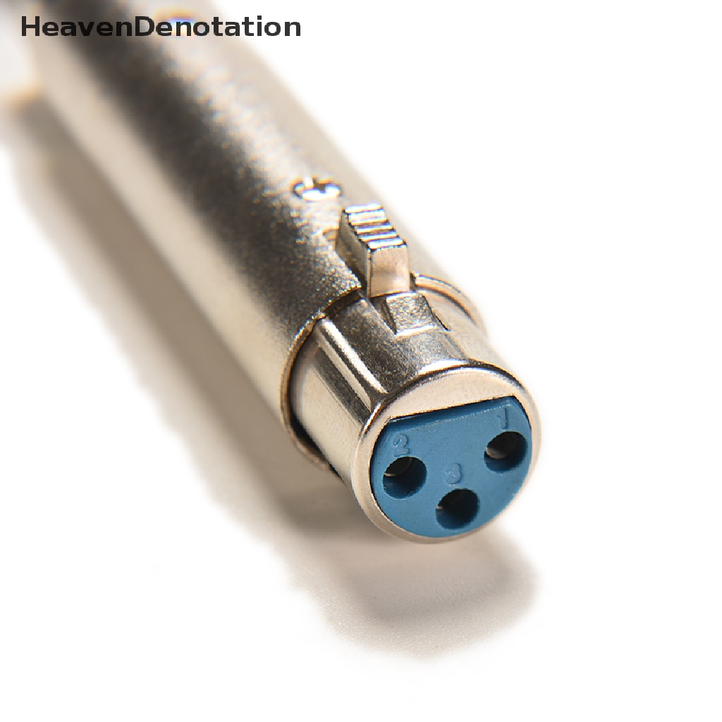 [HeavenDenotation] 3 PINS XLR TO XLR FEMALE Microphone Cable Extender Extension Adaptor Coupler