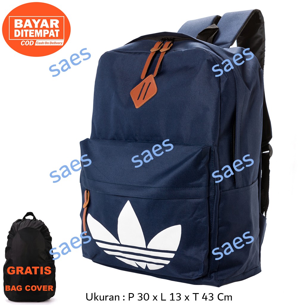 Tas Ransel Pria Samba + Rain Cover / Bag Cover saes ( Foto Asli ) Murah