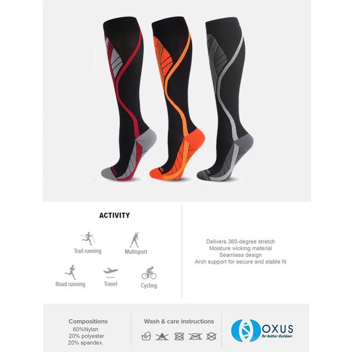 Compression Socks Energy Run Running Lari Marathon Trail Kaos Kaki
