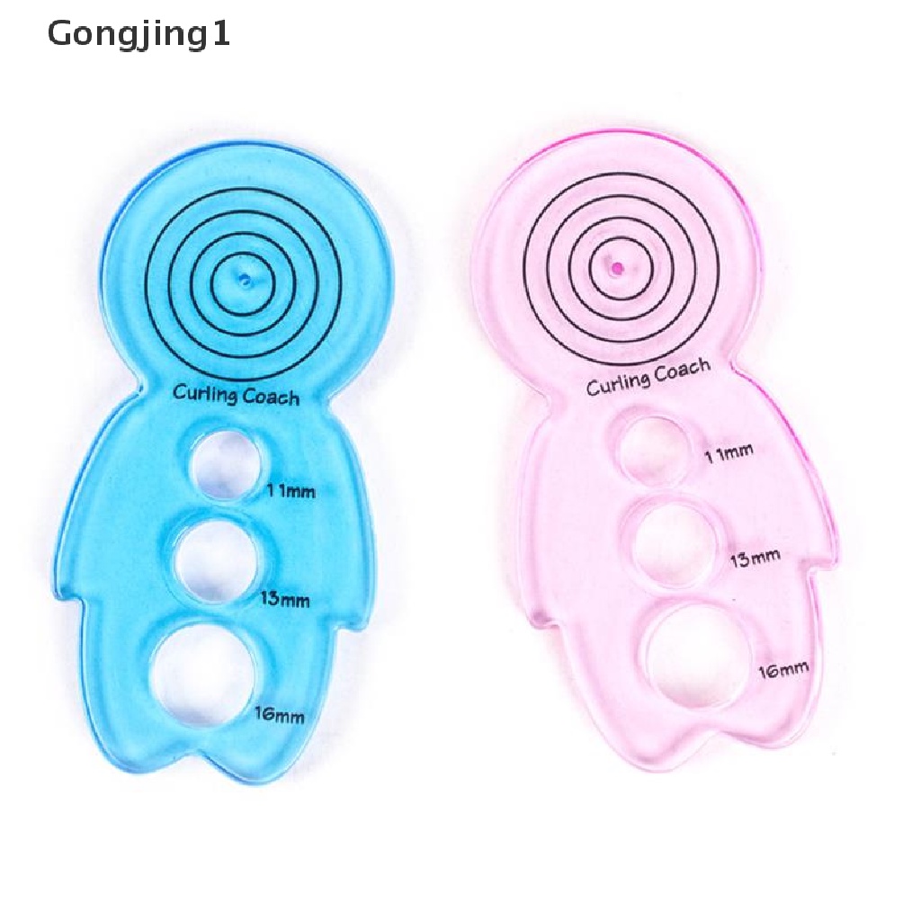 Gongjing1 Penggaris Kertas Quilling Bentuk Boneka Lucu DIY