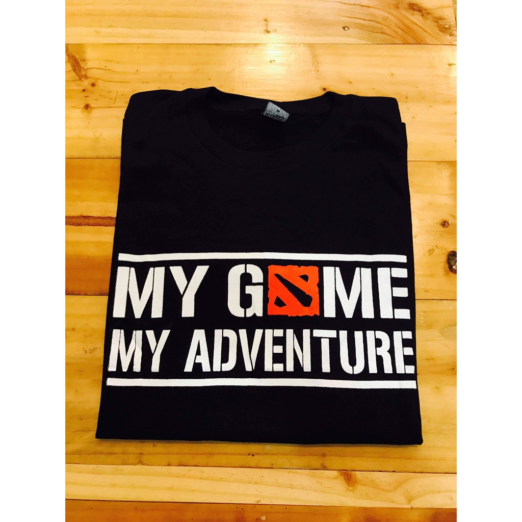 Tshirt Gamer My Game My Adventure Dota2 Black