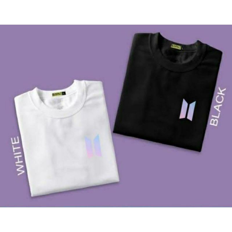 Kaos Baju Logo BTS purple