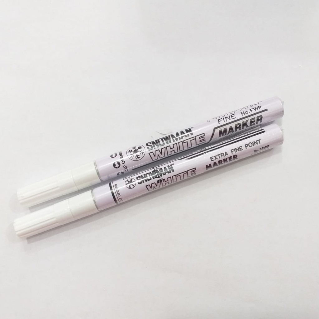 

SPIDOL PAINT MARKER SNOWMAN WHITE FINE//EXTRA FINE