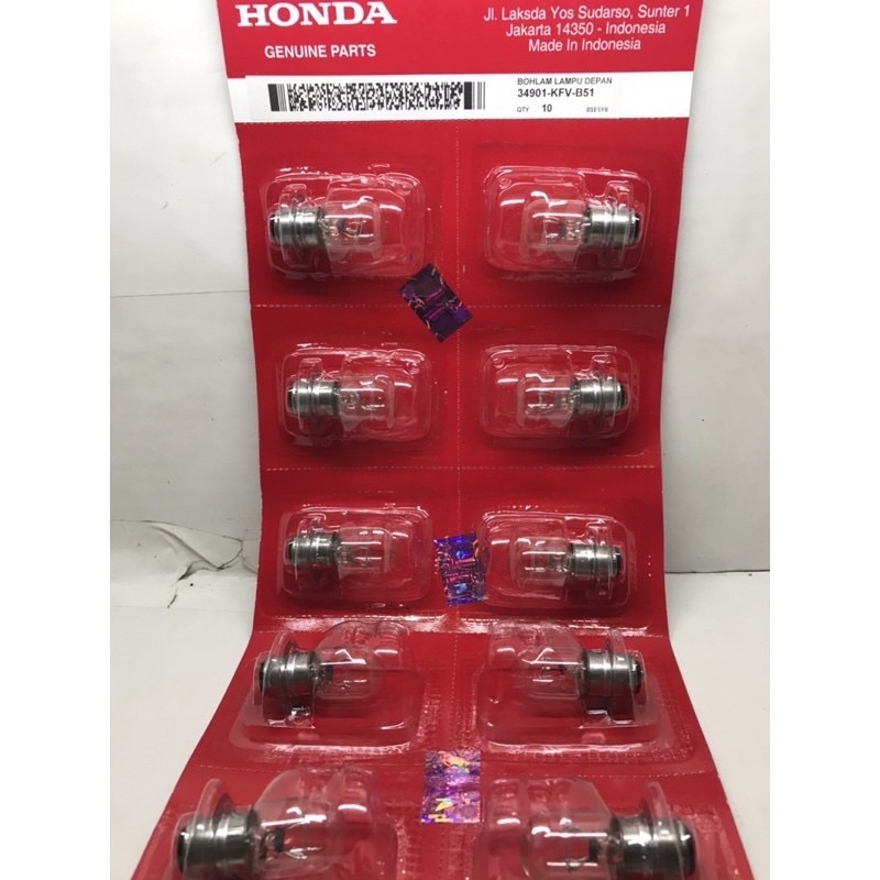 Bohlam Depan Honda Grand Beat, Beat Fi, Vario, Vario 125 12V 25W Stanley Universal