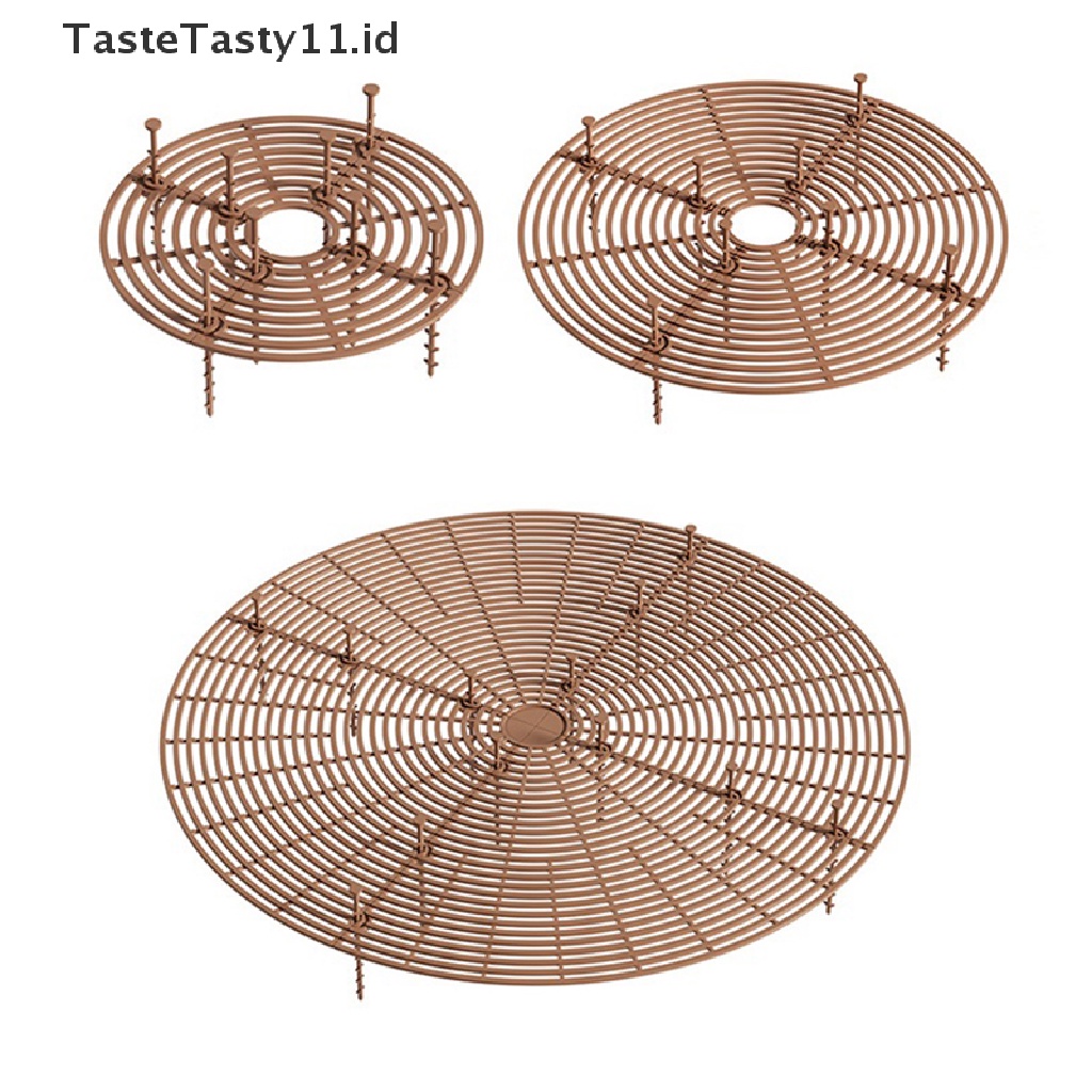 【TasteTasty】 1pc Plant Pot Grid Flower Pot Cover Flower Protection Accessories Garden Plant .